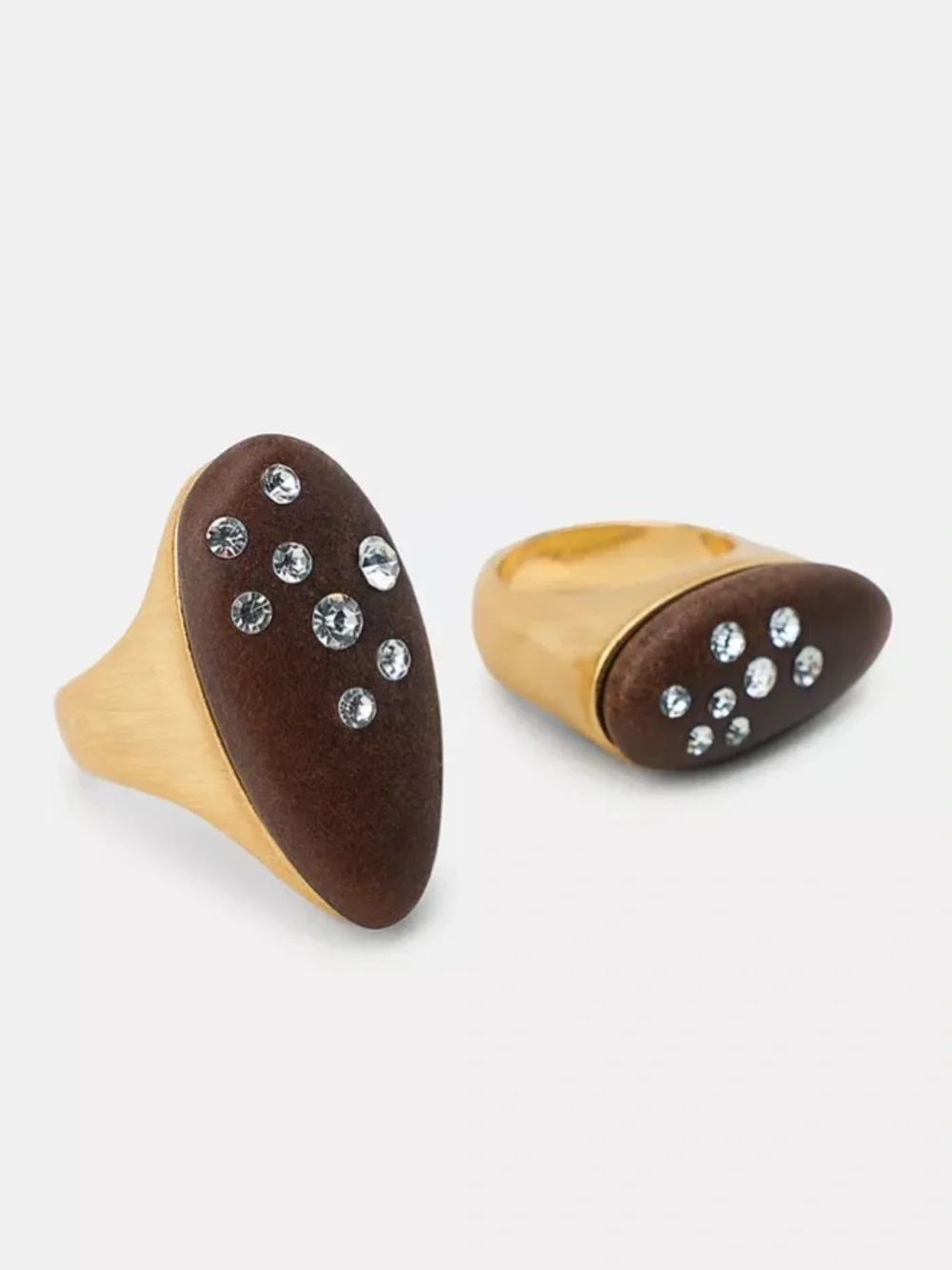 Zara Brown Rings - Picture 2 of 7